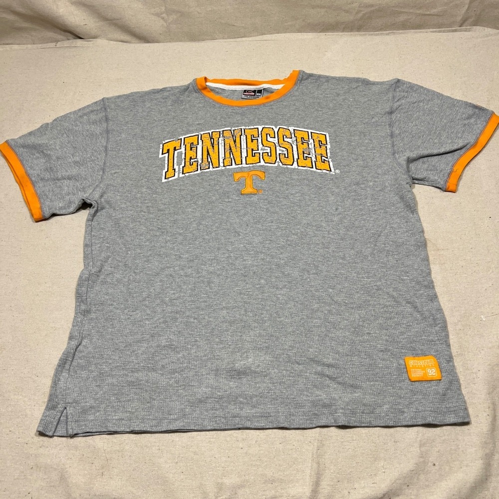 Colosseum Tennessee Volunteers Orange T NCAA Athletic TShirt Mens XXL Gray - Picture 2 of 10